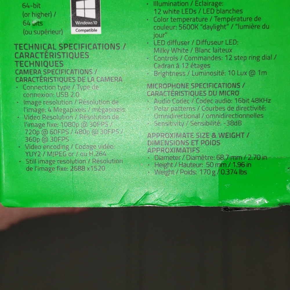 Razer Kiyo Internet Camera With Light - Picture 2 of 3